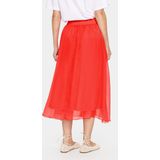 SAINT TROPEZ - CoralSZ - A-lijnrok - Rood - 3/4 Lengte