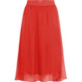 SAINT TROPEZ - CoralSZ - A-lijnrok - Rood - 3/4 Lengte