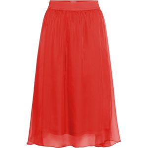 SAINT TROPEZ - CoralSZ - A-lijnrok - Rood - 3/4 Lengte