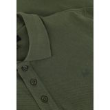 Matinique - Mapoleo Melange - Polo - Donkergroen - Lange Mouwen - Katoen