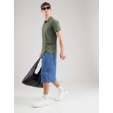 Matinique - Mapoleo Melange - Polo - Donkergroen - Lange Mouwen - Katoen