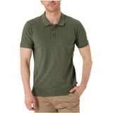 Matinique - Mapoleo Melange - Polo - Donkergroen - Lange Mouwen - Katoen