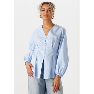 INWEAR - Helvelw - Blouse - Blauw - Katoen
