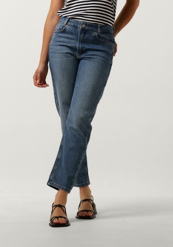 My Essential Wardrobe 34 The Mommy 139 High Tapered Jeans Dames - Broek - Blauw