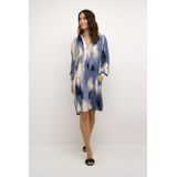 Jurk - Relaxed Fit - Jerseyjurk - Groen - 100% Viscose (LENZING™ ECOVERO™)