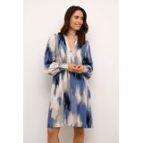 Jurk - Relaxed Fit - Jerseyjurk - Groen - 100% Viscose (LENZING™ ECOVERO™)