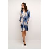 Jurk - Relaxed Fit - Jerseyjurk - Groen - 100% Viscose (LENZING™ ECOVERO™)