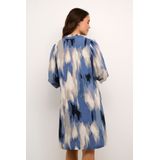 Jurk - Relaxed Fit - Jerseyjurk - Groen - 100% Viscose (LENZING™ ECOVERO™)