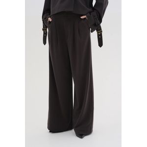 My Essential Wardrobe - Sillemw High Pant - Broek - Grijs - Katoen