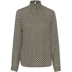 Kaffe KAamber Smock Blouse Printed Dames Blouse - Maat 36