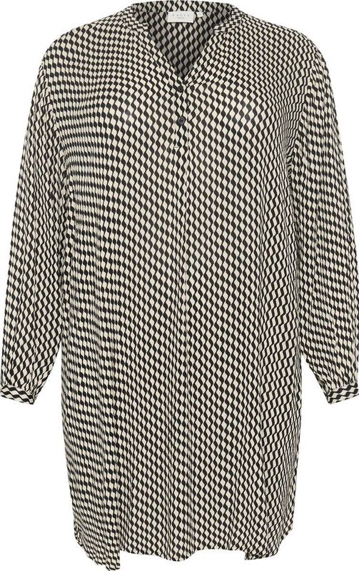 Kaffe Curve KCami LS Tunic Printed Dames Blouse - Maat 48