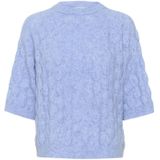 Pullover - Loose Fit - Grijs - 58% Gerecycled Polyester, 20% Polyester, 13% Acryl, 6% Wol, 3% Elastaan