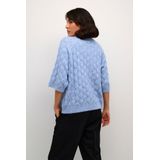 Pullover - Loose Fit - Grijs - 58% Gerecycled Polyester, 20% Polyester, 13% Acryl, 6% Wol, 3% Elastaan