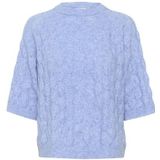 Pullover - Loose Fit - Grijs - 58% Gerecycled Polyester, 20% Polyester, 13% Acryl, 6% Wol, 3% Elastaan