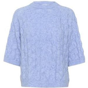 Pullover - Loose Fit - Grijs - 58% Gerecycled Polyester, 20% Polyester, 13% Acryl, 6% Wol, 3% Elastaan