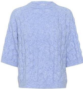 Pullover - Loose Fit - Grijs - 58% Gerecycled Polyester, 20% Polyester, 13% Acryl, 6% Wol, 3% Elastaan