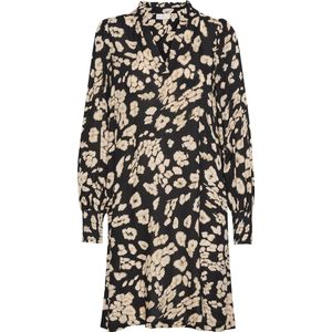 Tuniekjurken - Bloemenprint - Viscose - Gevoerde Zoom/Rand - Losvallend Model