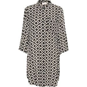 Overhemd met lang mouwen Loose fit Black/Chalk/Gray Diamond black multi