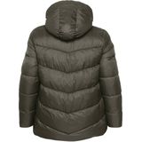 Kaffe - Curve - Gewatteerde Jas - Donkergroen - Met Capuchon