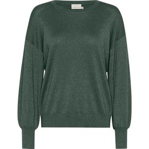 Kaffe - Glitter T-Shirt - Lange Mouwen - Ronde Hals - Allover Glitters