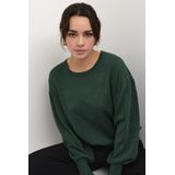 Kaffe - Glitter T-Shirt - Lange Mouwen - Ronde Hals - Allover Glitters