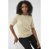 Kaffe - KAlizza O-neck Pullover - Dames Trui - Groen - Katoen