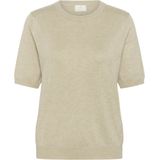 Kaffe - KAlizza O-neck Pullover - Dames Trui - Groen - Katoen