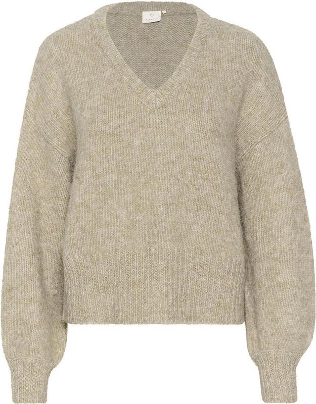 Kaffe Trui Katrina Ls Pullover 10508973 1513051 Feather Gray Melange Dames