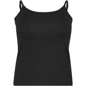 KAFFE - Kcjena Spaghetti Top - Zwart - 100% Katoen