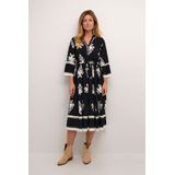 Jurk Feminine black white