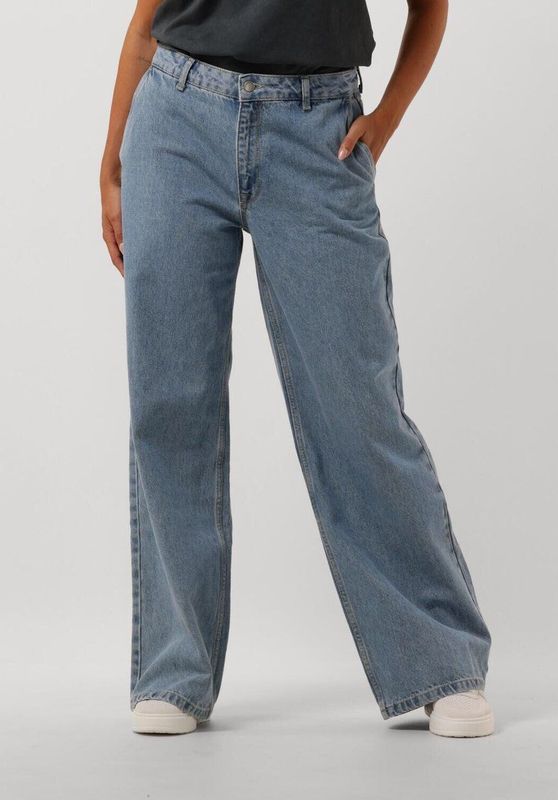 My Essential Wardrobe Jaydamw 165 High Wide Broeken Dames - Blauw