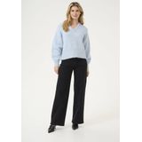 Pullover - Loose Fit - Blauw - Gebreide Trui