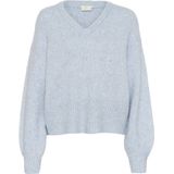 Pullover - Loose Fit - Blauw - Gebreide Trui