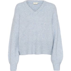 Pullover - Loose Fit - Blauw - Gebreide Trui