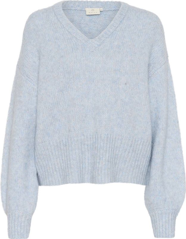 Pullover - Loose Fit - Blauw - Gebreide Trui