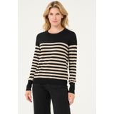 Pullover Regular fit black offwhite