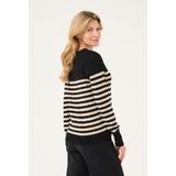 Pullover Regular fit black offwhite