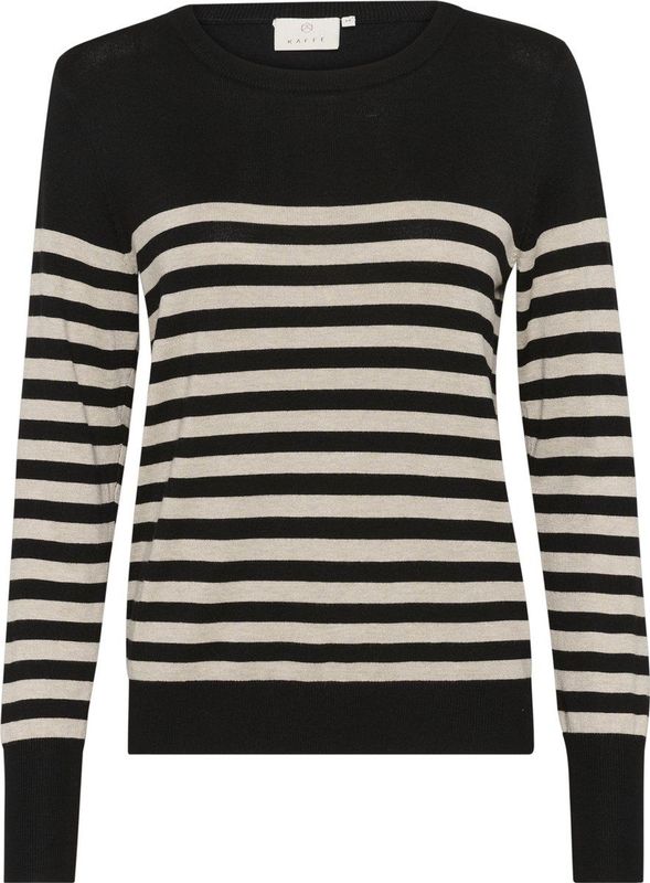 Pullover Regular fit black offwhite