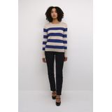 Kaffe KAlizza Striped Knit Pullover Dames Trui - Maat S