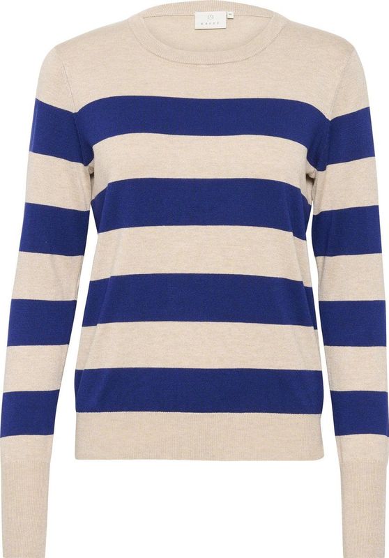 Kaffe KAlizza Striped Knit Pullover Dames Trui - Maat S