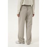 Kaffe - Rechte Broek - Zwart - Polyester/Viscose/Elastaan