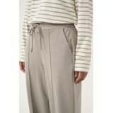 Kaffe - Rechte Broek - Zwart - Polyester/Viscose/Elastaan