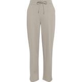 Kaffe - Rechte Broek - Zwart - Polyester/Viscose/Elastaan