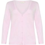 KAFFE CURVE Gebreid vest 'KC Farsia'  pastellila