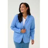 KAFFE Curve - Sakira - Damesblazer - Tijdloze Kleur - Getailleerde Pasvorm