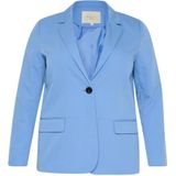 KAFFE Curve - Sakira - Damesblazer - Tijdloze Kleur - Getailleerde Pasvorm