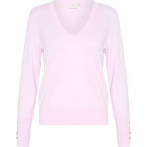 Kaffe KAlizza V-Neck Knit Pullover Buttons Dames Trui - Maat XL