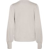 Damestrui - Ronde Hals - Lange Ballonmouwen - Knoopdetails - 80% Viscose