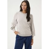 Damestrui - Ronde Hals - Lange Ballonmouwen - Knoopdetails - 80% Viscose