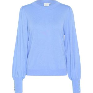 Kaffe KAlizza Round Neck Knit Pullover Buttons Dames Trui